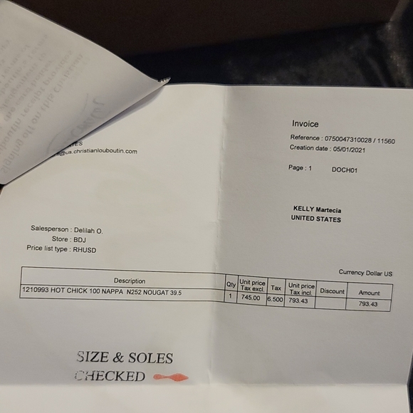 Hot chick 100 nappa Christian Louboutin - Picture 2 of 7